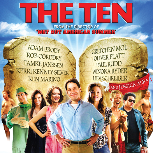The Ten, DVD review, Adam Brody, Rob Corddry, Famke Janssen, Ron Silver, Jason Sudeikis, Gretchen Mol, Oliver Platt, Paul Rudd, Winona Ryder, Liev Schreiber, Jessica Alba