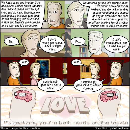 Guest Strip, Josh Anderson, Game U, love, nerds, Avatar, It's Complicated, relationships Guest Strip, Josh Anderson, Game U, love, nerds, Avatar, It's Complicated, relationships