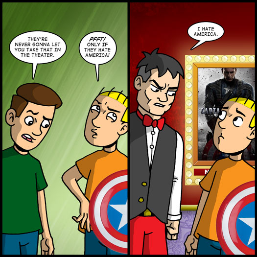 Captain America: The First Avenger, Vitcor, America, denied
